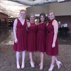azazie Dresses - Maroon bridesmaids dress azazie Dresses - Maroon bridesmaids dress